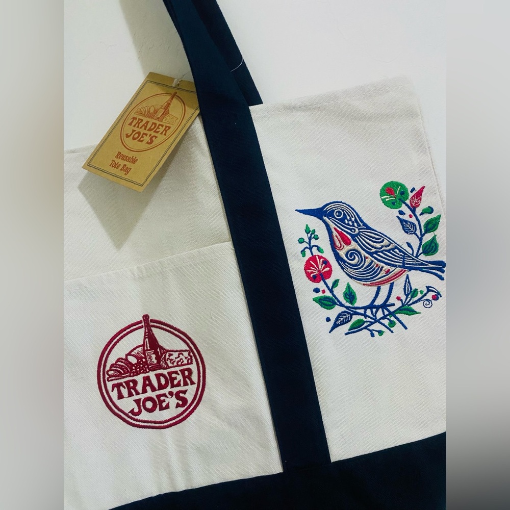 Trader Joe's Reusable Canvas Tote Bag - Picture 5 of 10